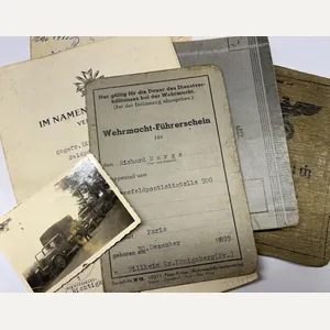 Wehrpass /Soldbuch /citation - WH (Heer) - 'Feldpostleitstelle 500' - …