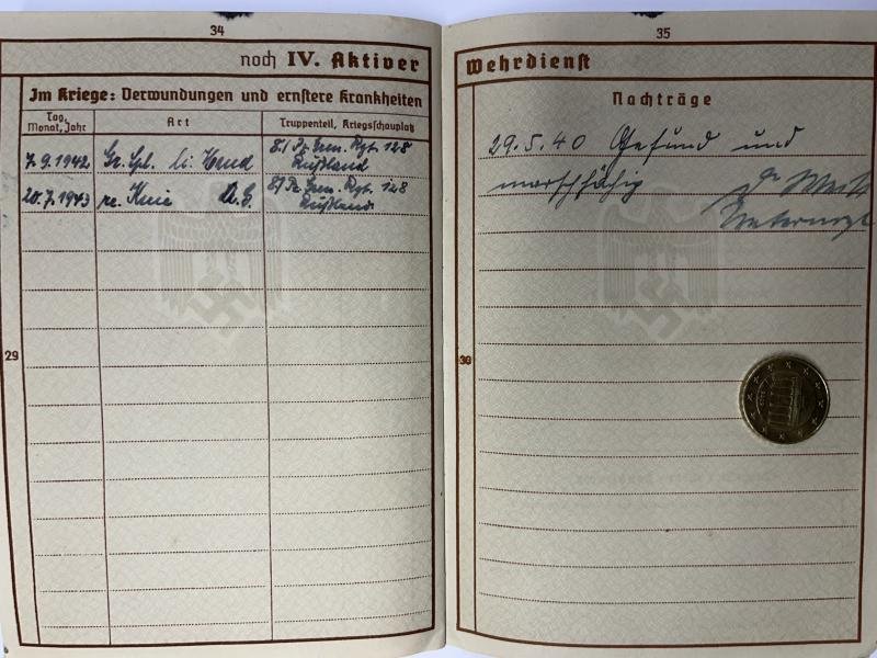 Wehrpass - WH (Heer) - Pz.Jäg.Ers.Abt.5 /23.Pz.Div. - Hutschalik — image 8