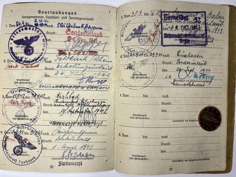 Soldbuch/citations - KM - Dr.Euteneuer — image 10