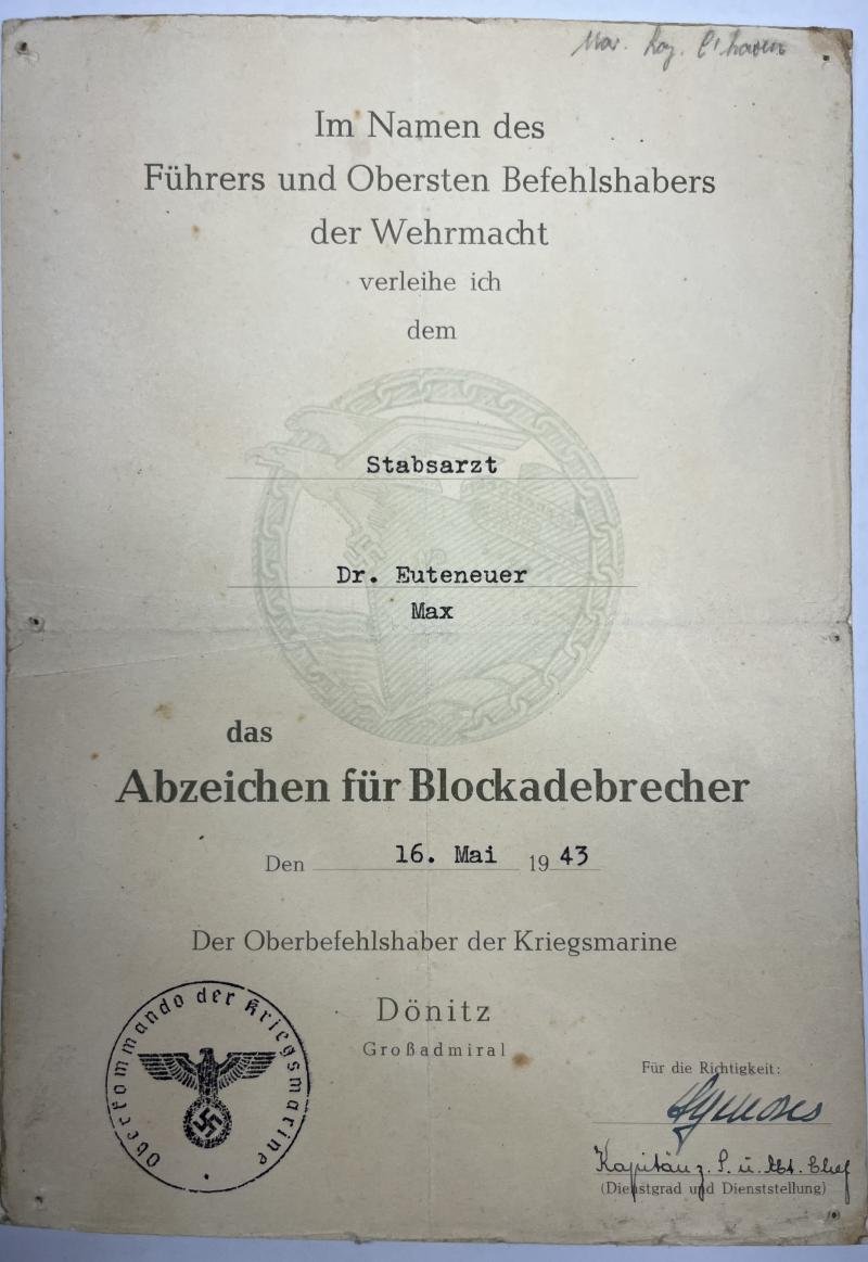 Soldbuch/citations - KM - Dr.Euteneuer — image 8