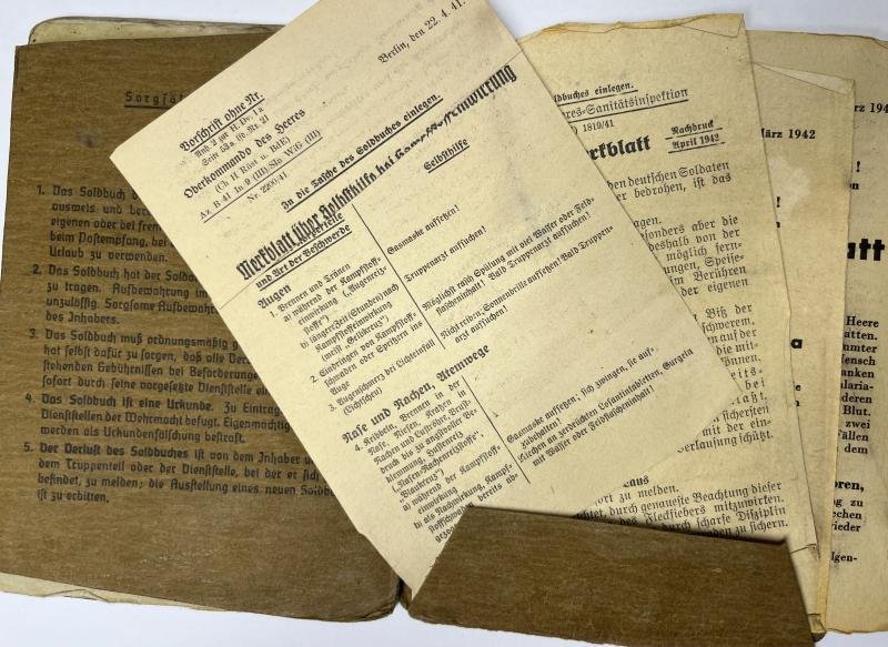 Soldbuch - WH (Heer) - 181.Inf.Div. - Scherbarth — image 10