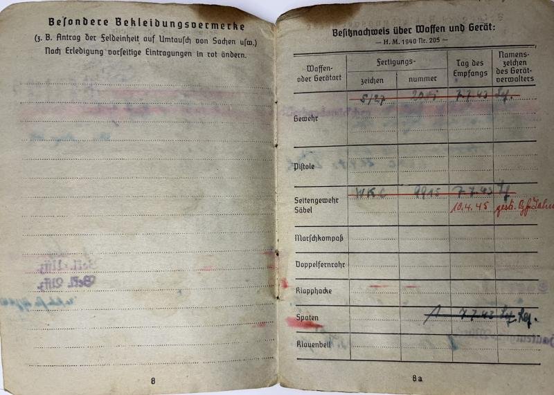 Soldbuch - WH (Heer) - 181.Inf.Div. - Scherbarth — image 5