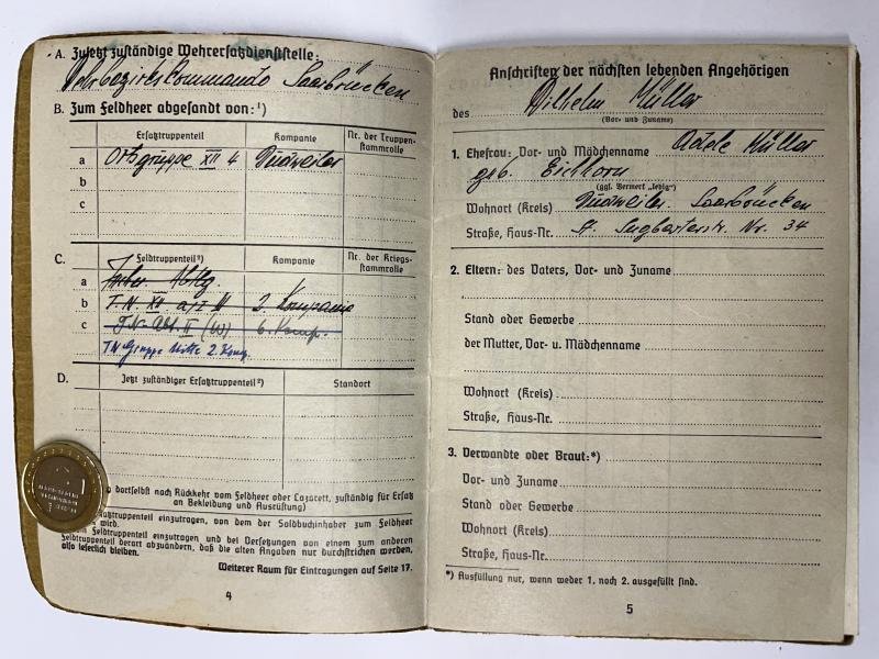 Soldbuch - WH (Heer) - 'TENO' - Müller — image 4