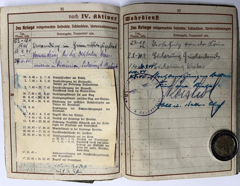 Wehrpass - WH (Heer) - 22.LL.Div. - Müller — image 8