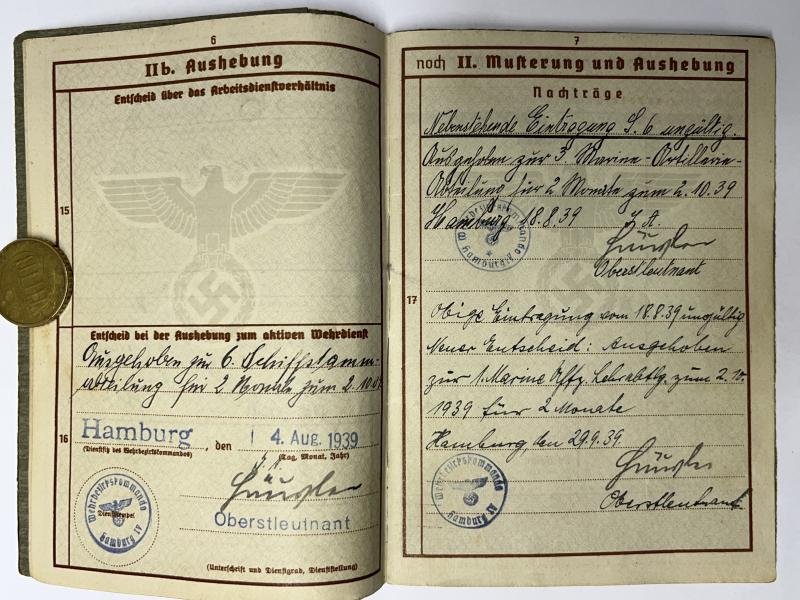 Wehrpass - WH (Heer) - 295.Inf.Div. - Hoffmann — image 4