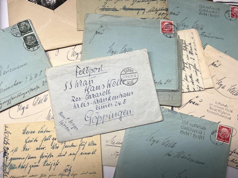 'Gedenk Urkunde' (remembrance certificate) grouping - 'Ortsgruppenleiter Süssen' - Welle — image 10