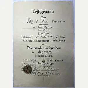 Citation - WH (Heer) - 111.Inf.Div. - Völzel