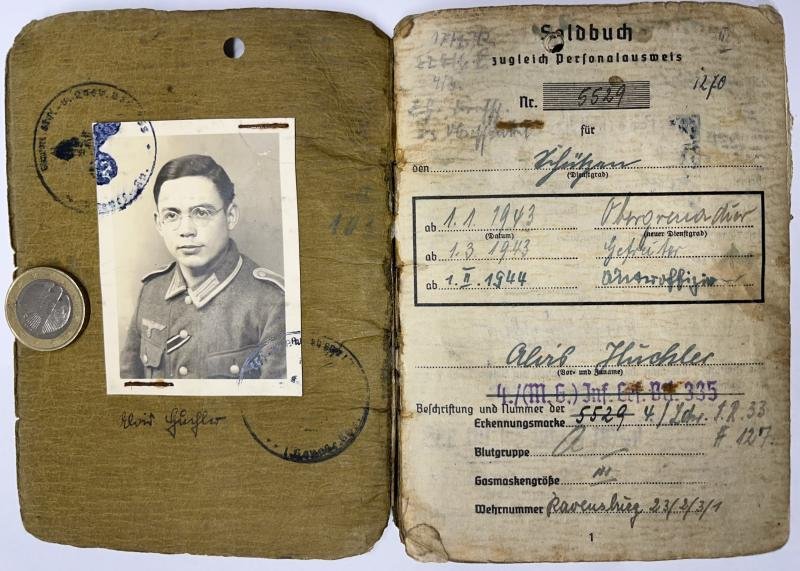 Soldbuch /citations grouping - WH (Heer) - 198.Inf..Div. - Huchler — image 6