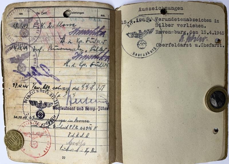 Soldbuch /citations grouping - WH (Heer) - 198.Inf..Div. - Huchler — image 9