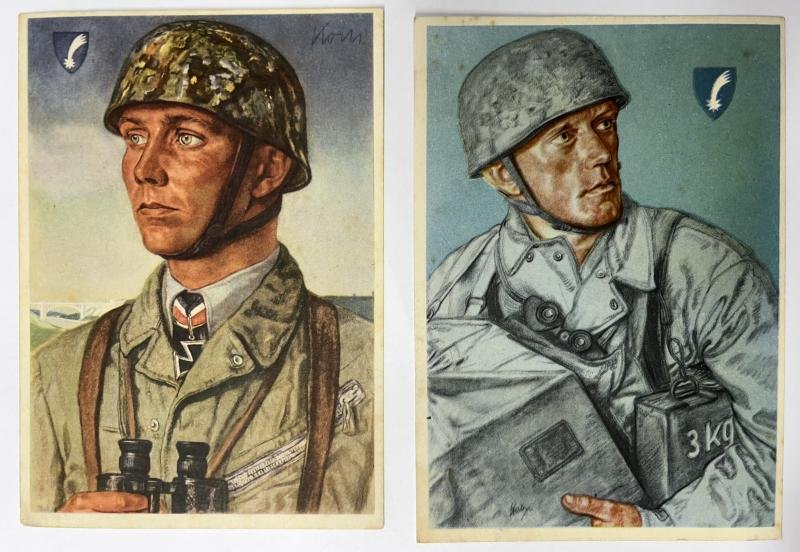 Willrich - 'Unsere Luftlandetruppen' - postcards — image 2