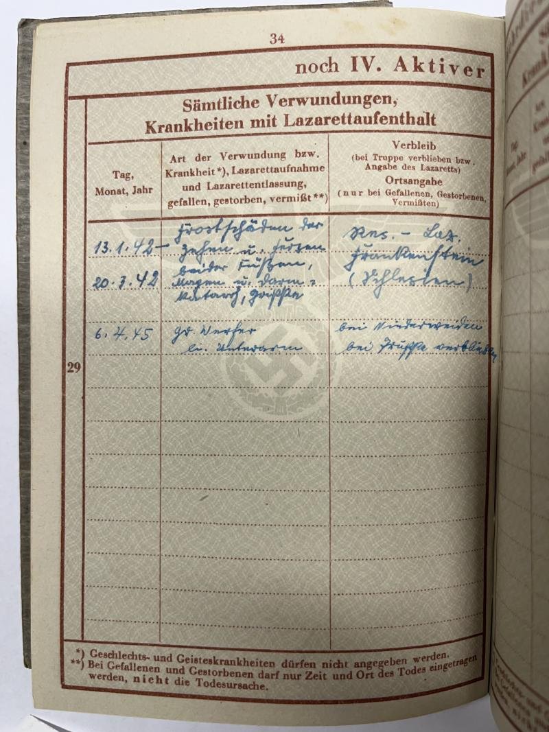 Wehrpass - WH (Heer) - 96.Inf.Div. - Schürmeyer — image 10