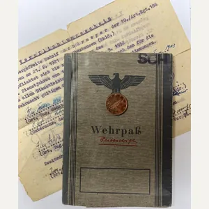 Wehrpass - WH (Heer) - 96.Inf.Div. - Schürmeyer