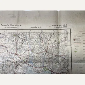 German map Londonderry -1942