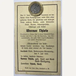 Deathcard - Carentan - Thiele