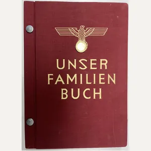 'Unser Familien Buch' book - 'Reichsbund Deutscher Familie'