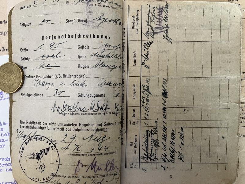 Soldbuch/citation grouping - WH (Heer) - 153.Inf.Div. - Ganss — image 6