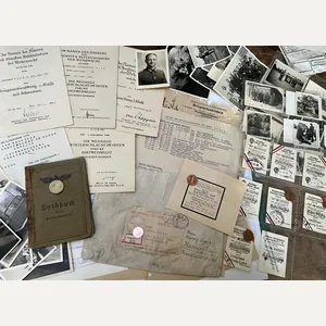 Soldbuch/citation grouping - WH (Heer) - 153.Inf.Div. - Ganss