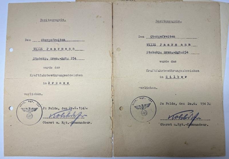 Citation grouping - WH (Heer) - 110.Inf.Div. - Paarmann — image 3