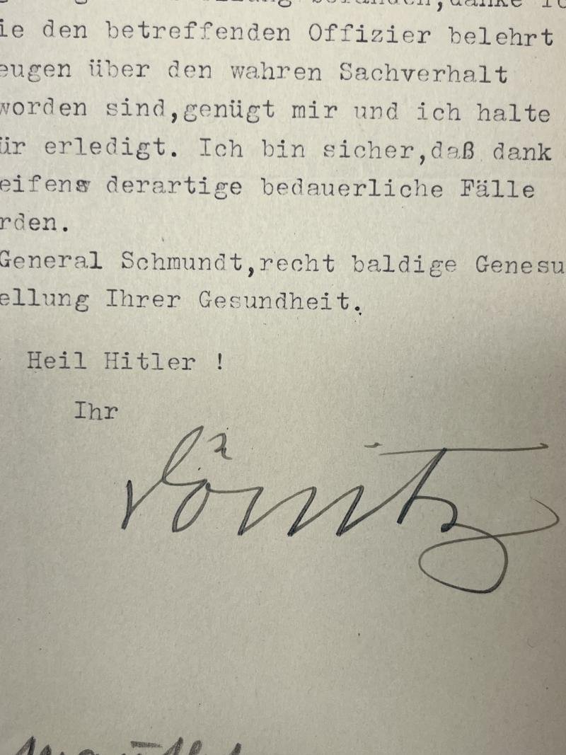 KM - official letter - Dönitz — image 2