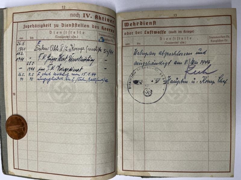 Wehrpass - WH (Heer) - Heeresgruppe G - Müller — image 5