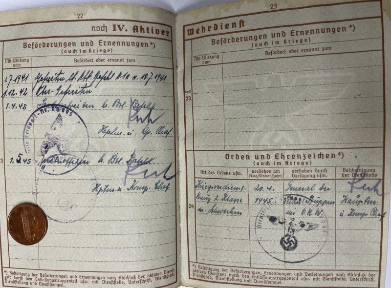 Wehrpass - WH (Heer) - Heeresgruppe G - Müller — image 7