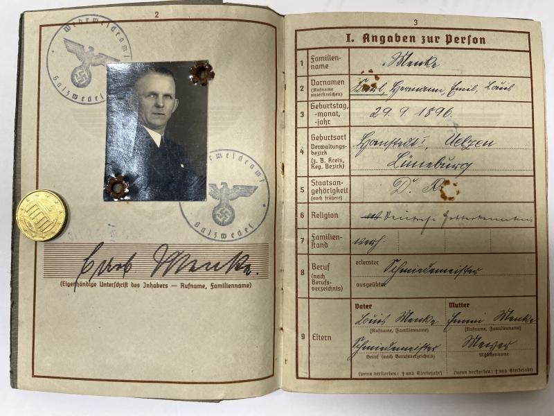 Wehrpass/citations - KM/Heer - 347.Inf.Div. - Menke — image 4