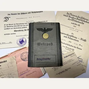 Wehrpass/citations - KM/Heer - 347.Inf.Div. - Menke