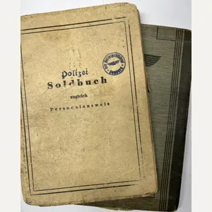 'Polizei' Solbuch/Wehrpass - Hamburg - Bansen