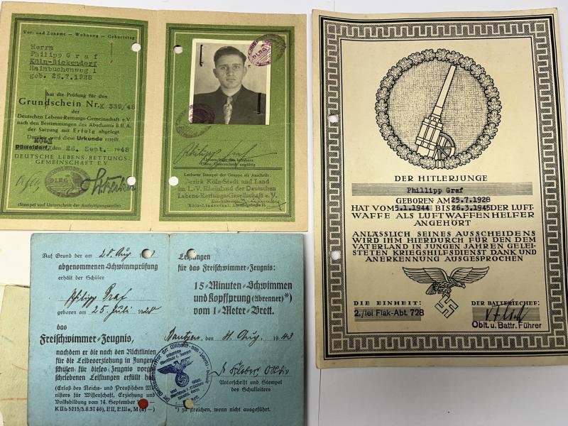 Wehrpass/citation - 'Luftwaffenhelfer' - Graf — image 2
