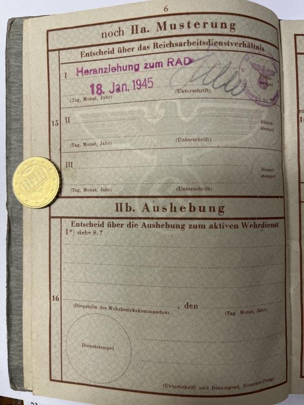 Wehrpass/citation - 'Luftwaffenhelfer' - Graf — image 7