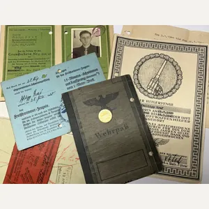 Wehrpass/citation - 'Luftwaffenhelfer' - Graf