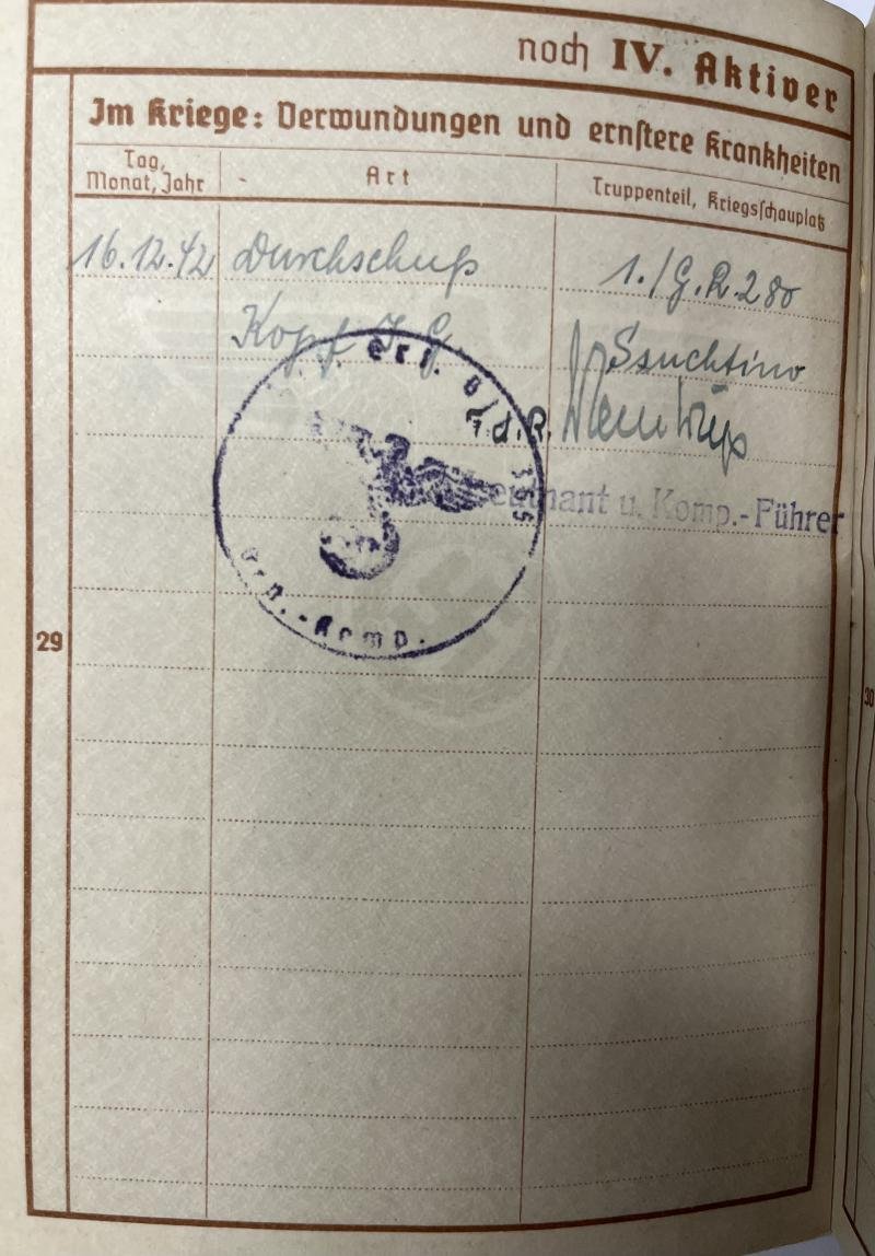 Wehrpass - WH (Heer) - Div.Nr.526 - Jansen — image 9