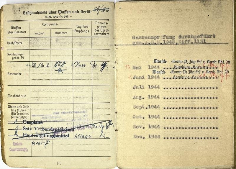 Soldbuch - WH (Heer) - 208.Inf.Div. - Hagemann — image 6