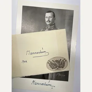 Printed photo/card - Mannerheim