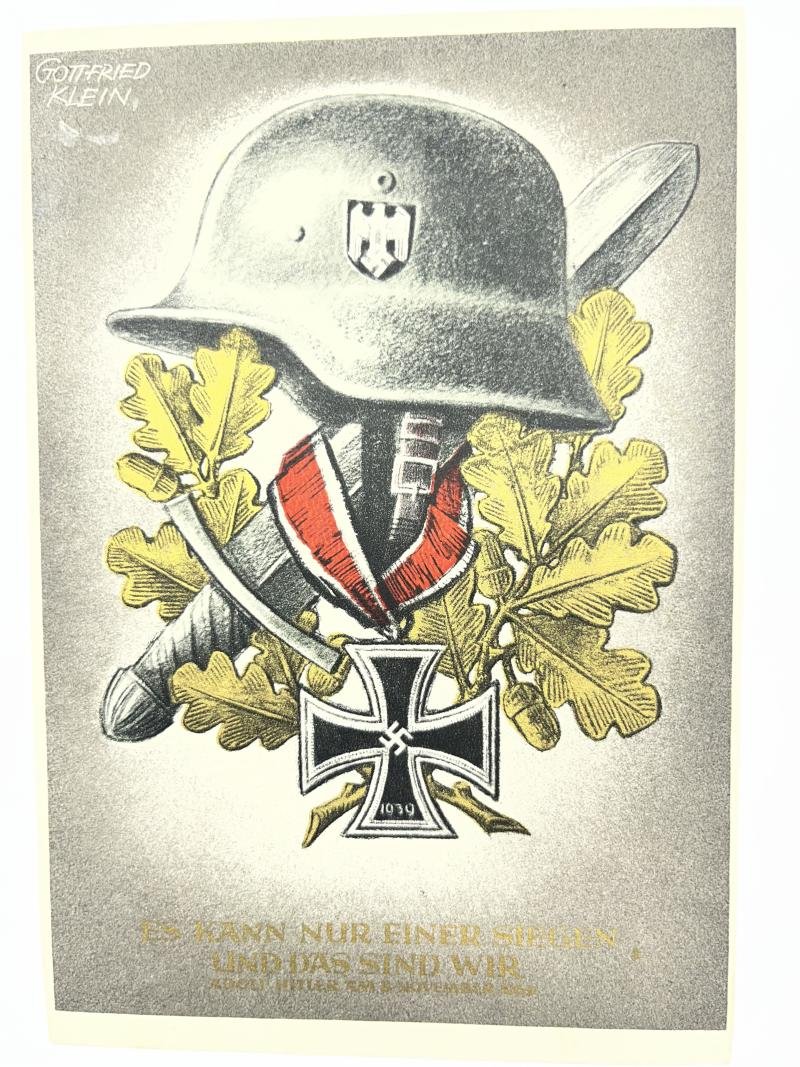 Postcard - 'Es kann nur einer siegen und das sind wir' - 1941 — image 2