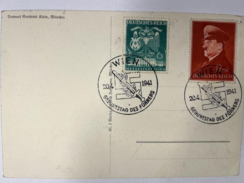 Postcard - 'Es kann nur einer siegen und das sind wir' - 1941 — image 3