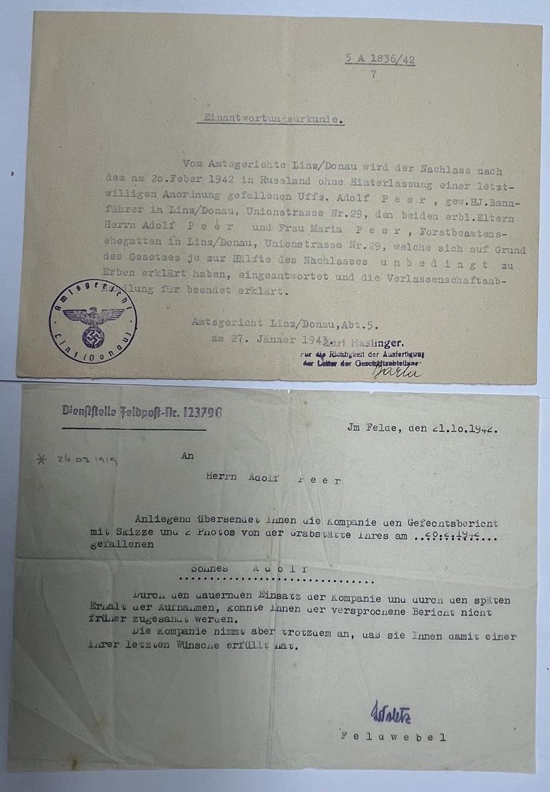 Citation - WH (Heer) - 145.Inf.Div. - Peer — image 3