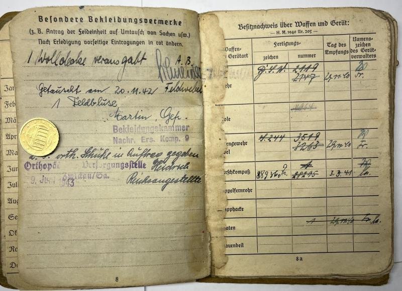 Soldbuch/citations - WH (Heer) - 18.Pz.Div. - Echte — image 7