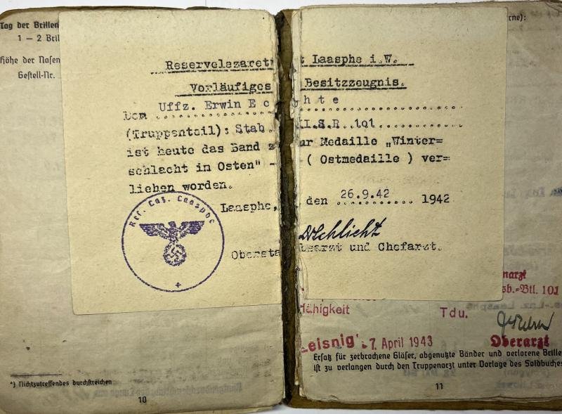 Soldbuch/citations - WH (Heer) - 18.Pz.Div. - Echte — image 8