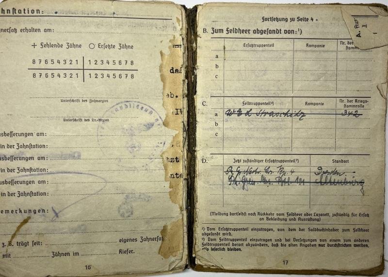 Soldbuch/citations - WH (Heer) - 18.Pz.Div. - Echte — image 9