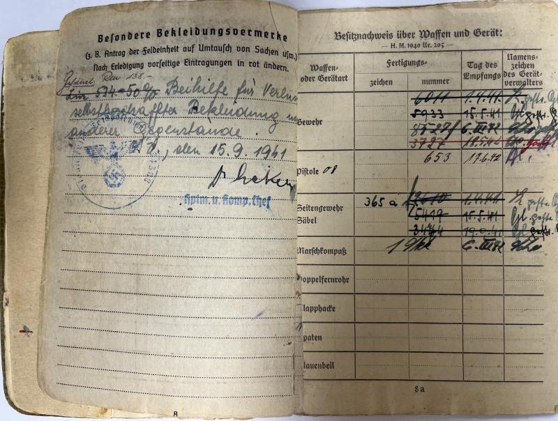 Soldbuch/photo grouping - WH (Heer) - Flak Btl.606 - DAK - Schreckenbach — image 10