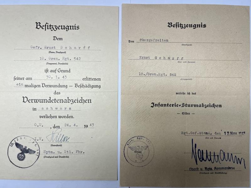 Citation grouping - WH (Heer) - 387.Inf.Div. - Scharff — image 2