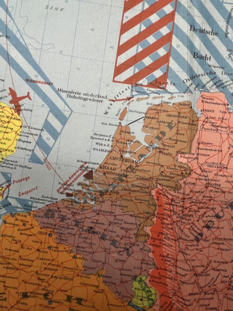 'Kriegskarte der Nordsee' - map - 1940 — image 2