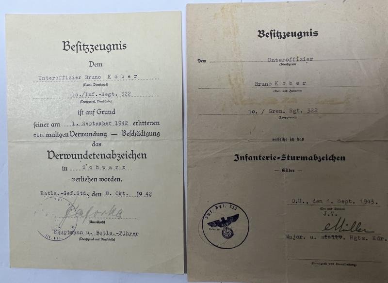 Citation grouping - WH (Heer) - 285.Sich.Div. - Kober — image 3