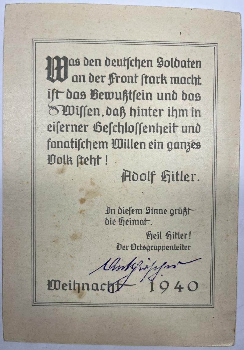 Card - A.H. - 1940 — image 2