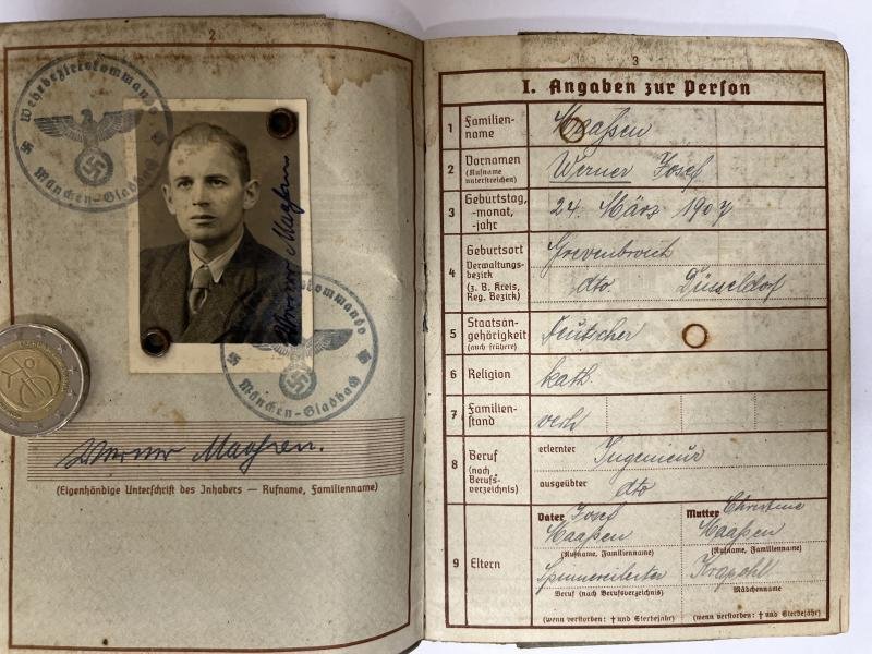 NSDAP membership book - BMW I.D. grouping - Maassen — image 10