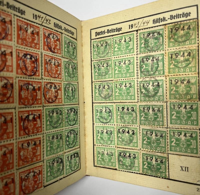 NSDAP membership book - BMW I.D. grouping - Maassen — image 4