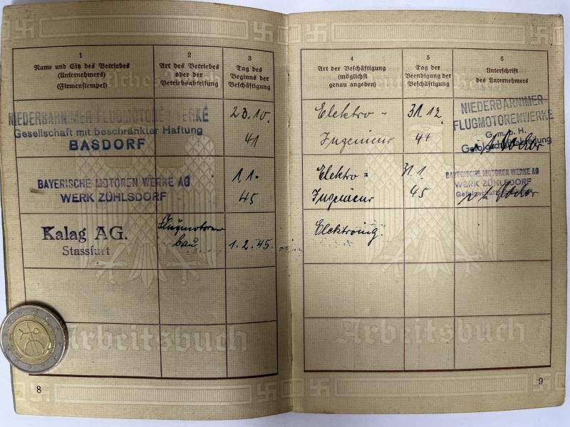 NSDAP membership book - BMW I.D. grouping - Maassen — image 5