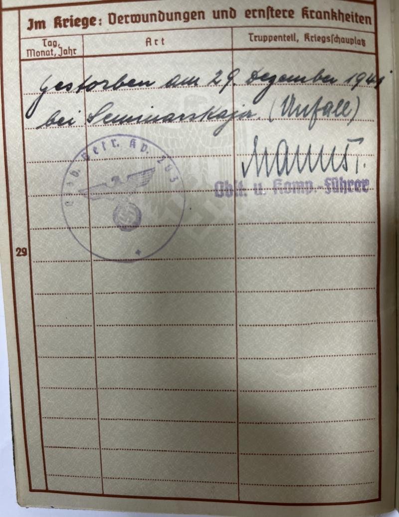 Wehrpass - WH (Heer) - 1.Pz.Div. - Rademacher — image 10