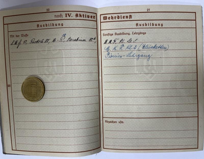 Wehrpass - WH (Heer) - 1.Pz.Div. - Rademacher — image 7